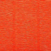 Бумага гофрированная Италия 50 см.* 2,5м. 180 гр. 17Е6/1706 ярко-оранжевый  CR180/17/E6