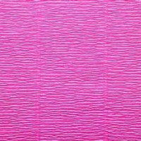 Бумага гофрированная Италия 50 см.* 2,5м. 180 гр. 551 ярко-розовый  CR180/551