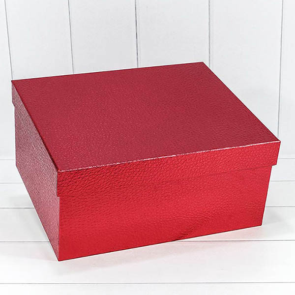 Набор коробок Прямоугольник 10 шт. 35,5*30*17 см. Дизайнерский красный  ТО-720688/5