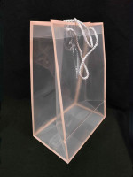 Пакет пластиковый - ваза для цветов 24,5*35*15 см. 10 шт/уп. Прозрачный  ИНГ-M150-1