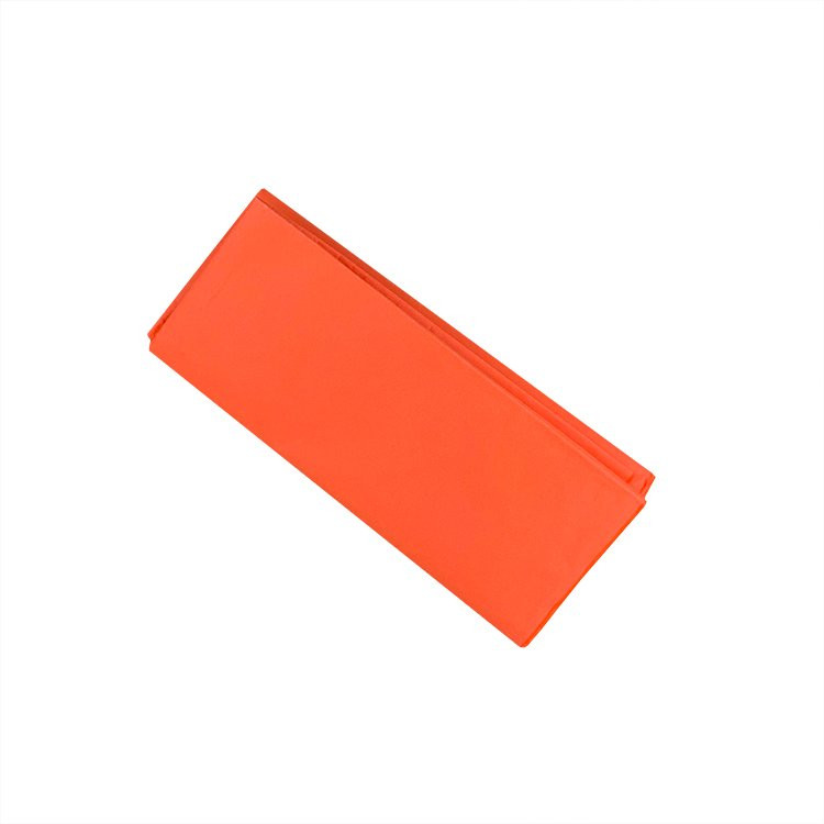 Бумага тишью 50*75 см. 10 шт/уп. Флуоресцентная оранжевая  99-301