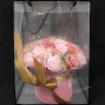 Пакет пластиковый - ваза для цветов 24,5*35*15 см. 10 шт/уп. Прозрачный  ИНГ-M150-3