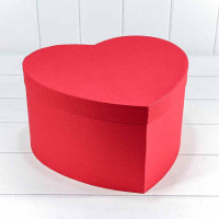 Набор коробок Сердце 12 шт. 36*34*20 см. Красное  ТО-7211201/1535