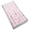 Мыльные розы 5 см. 50 шт/уп. Бледно-розовые  ХР-2