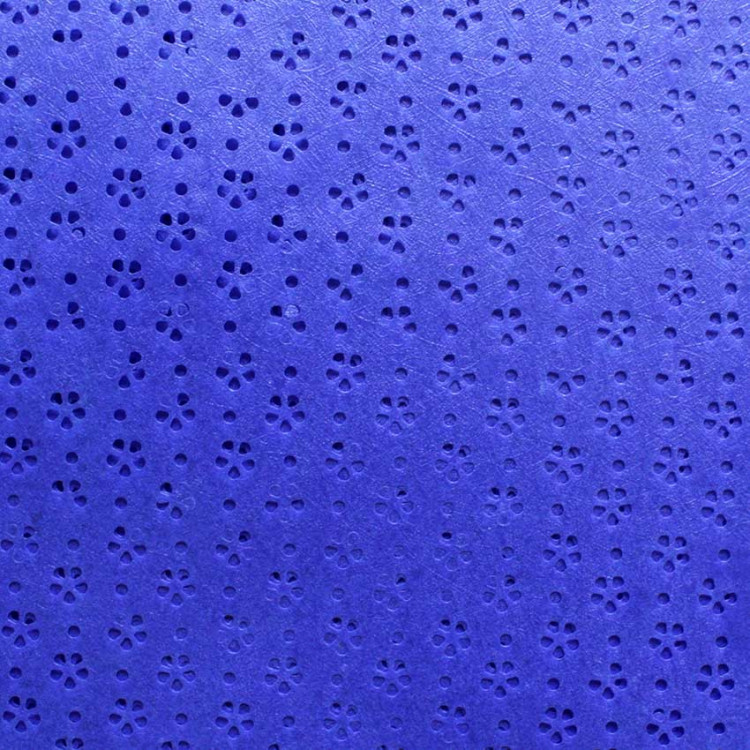Пленка флористическая 60*60 см. 130 мкр. 20 л/уп. Синий с рисунком  LY001-102