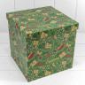 Набор коробок Куб 10 шт. 26,5*26,5*26,5 см. Подарки зеленый  ТО-730601/1646