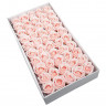 Мыльные розы 5 см. 50 шт/уп. Нежно-розовые  ХР-14