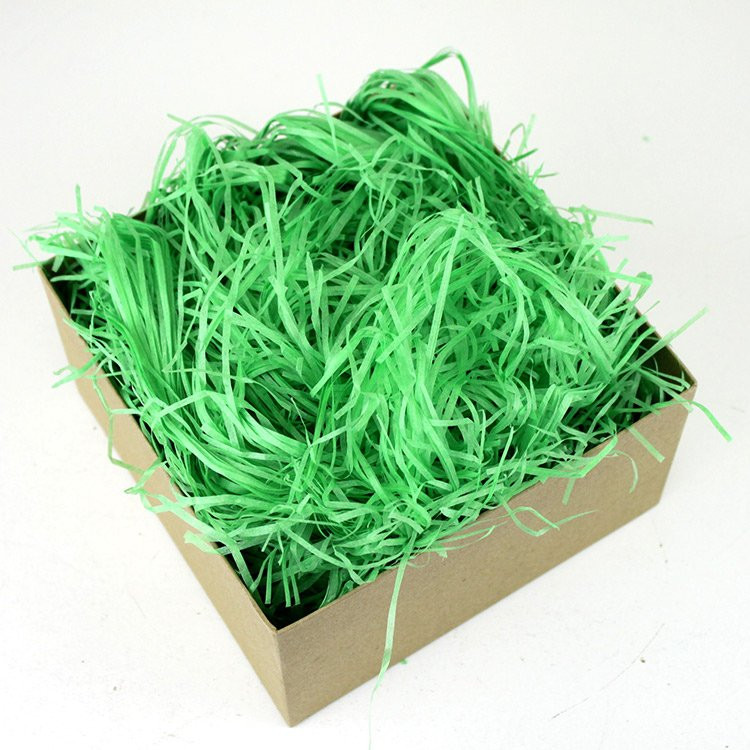 Наполнитель для коробок бумажный 100 гр/уп. Зеленый  Н0758-24