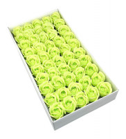 Мыльные розы 5 см. 50 шт/уп. Салатовые  ХР-5