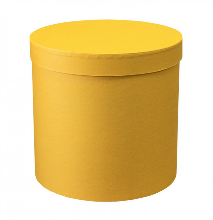 Коробка круглая 25*25 см. Лимон  Пин25/25-Лим