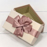 Коробка Прямоугольник с бантом 15,5*9*5,8 см. Розовый/серый  ТО-720691/6