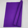 Бумага гофрированная Китай 50 см.* 2,5м. 65 гр. 017 фиолетовый  QD-017
