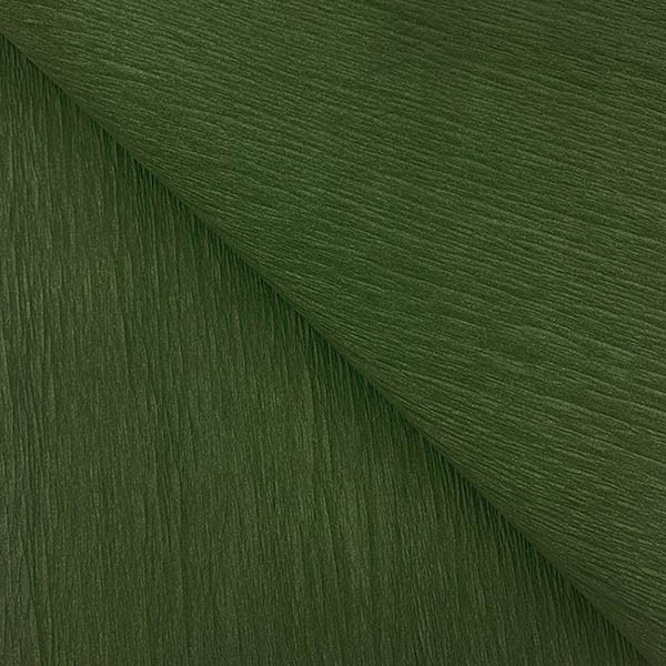 Бумага гофрированная Китай 50 см.* 2,5м. 65 гр. 026 темно-зеленый  QD-026