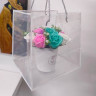 Пакет пластиковый - ваза для цветов 23*18*24 см. 12 шт/уп. Прозрачный  ИНГ-M151