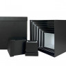 Набор коробок Куб 10 шт. 26,5*26,5*26,5 см. Черный  SY601-073S